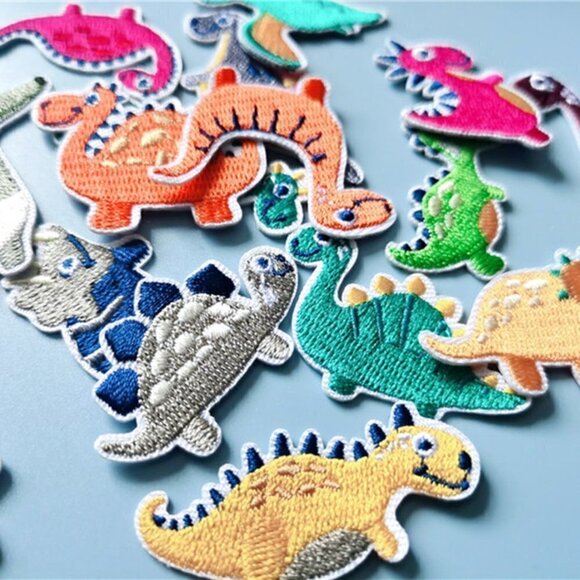 Dinosaur Embroidered Sticker patches - Picture 3 of 4
